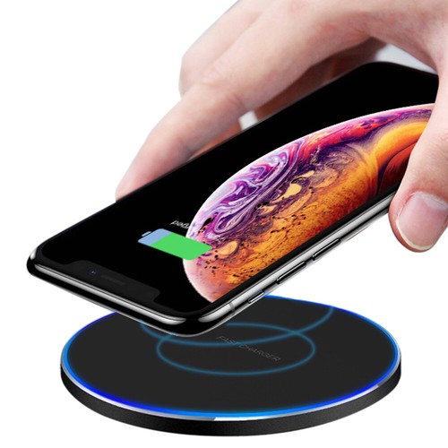 1x Wireless Charger Fast Charging Pad Mat For iPhone 15 Pro Max 14 13 Samsung - Picture 16 of 22