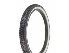 NEW! DURO TIRE IN 24 X 2.125 BLACK/WHITE SIDE WALL BLUE LINE HF-133.