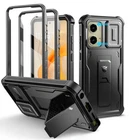 Dexnor for Motorola Moto G Stylus 5G 2024 Case Heavy Duty Rugged Camera Cover