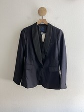 J. Crew Navy  Black Blazer Size 2 NEW NWT