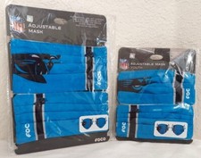 NFL Game Day Jacksonville Jaguars Adult And Youth Set of Adjustable Face Masks