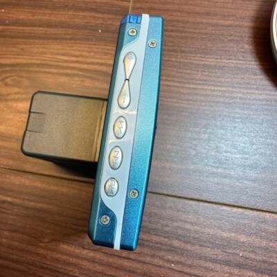 美品【完動品】 KENWOOD MDプレーヤー DMC-T55　ブルー KENWOOD DMC-T55 Portable MD Player Blue Good | eBay