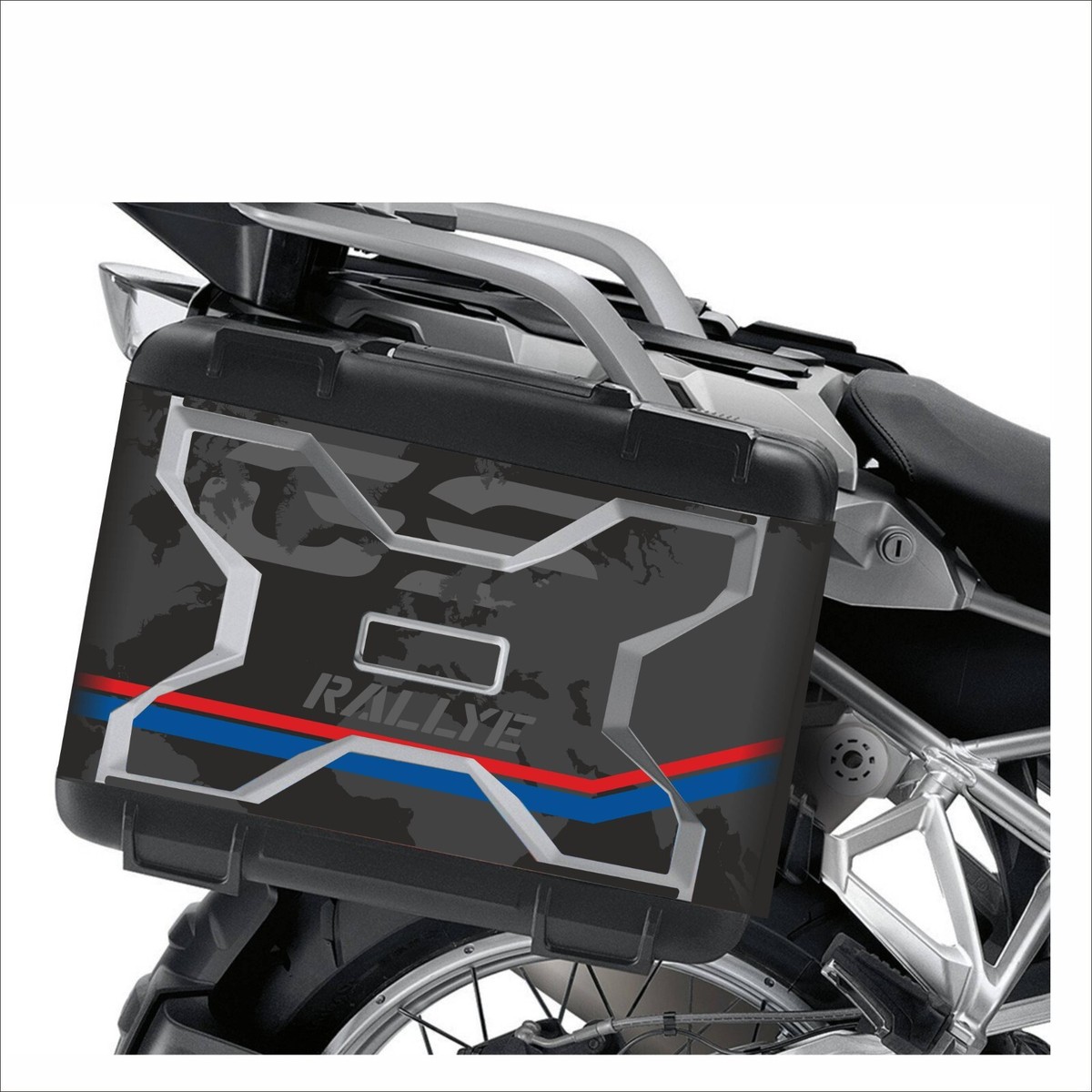 2 Stickers Suitcases Side BMW Vario K 50 R 1200 850 800 Rallye GS