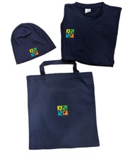 Geocaching Gift Set - 3 Pcs Unisex - Colorful Logo Beanie T-Shirt Bag Set Geo