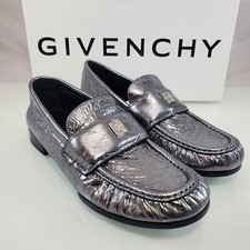 NEW$925 GIVENCHY 4G Metallic Medallion Loafer...