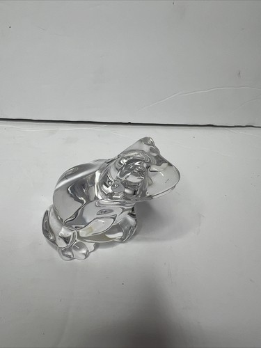 Crystal Frog Paperweight Signed - Picture 2 of 7