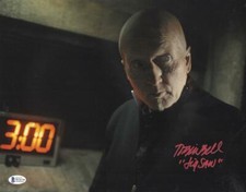 TOBIN BELL SAW JIGSAW SIGNED 11X14 PHOTO AUTHENTIC AUTOGRAPH PROOF BECKETT COA E