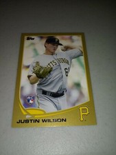 JUSTIN WILSON 2013 TOPPS GOLD #D 239/2013 CARD # 481 LOOK @ STORE