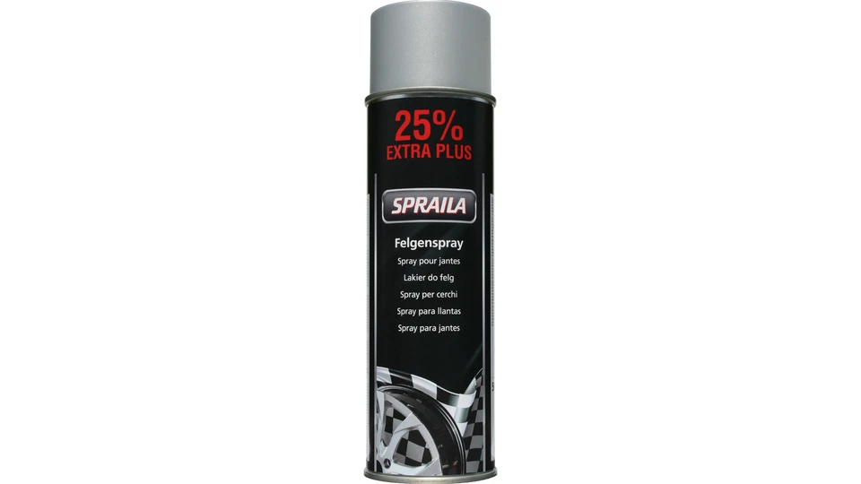 Spraila - Felgenspray silber (500ml) - Bild 1 von 1