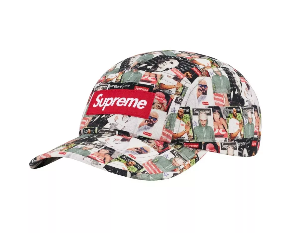 Supreme Magazine Camp Cap Multicolor in Hand