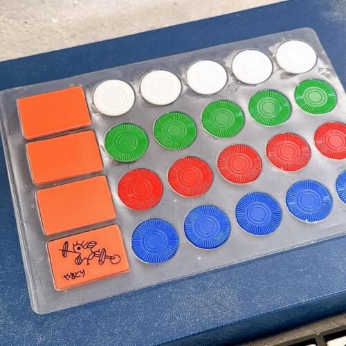 Vintage Mahjong Set - 144 Tiles Urea Resin 1990s Retro Classic Very Good - Picture 23 of 24