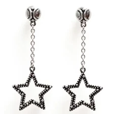 Starlight Earrings Pentacle Stainless Steel Women Jewelry By Controse