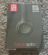 Beats Solo 2 Headphones Solo2 Wired On-Ear Headband Royal Edition Hunter Green