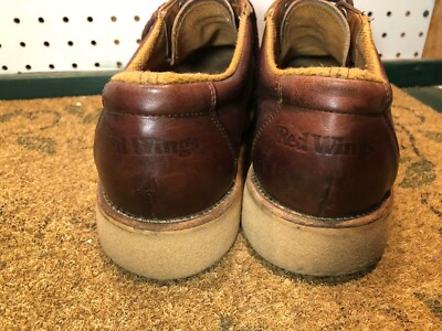 Red Wing Mens 8109 Oxford Heritage Mahogany Brown Moc Toe Shoes