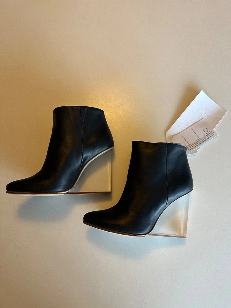 Rare Maison Martin Margiela x H&M invisible wedge ankle boot 