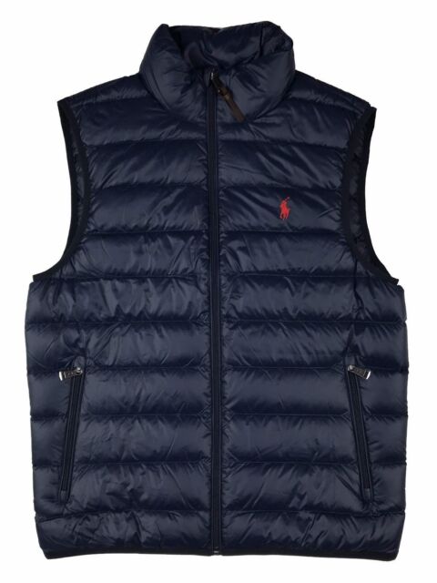 polo vest jacket with hood