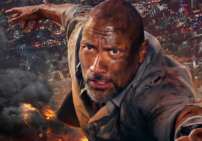 Kleines A6 Dwayne Johnson / The Rock Poster (brandneu)