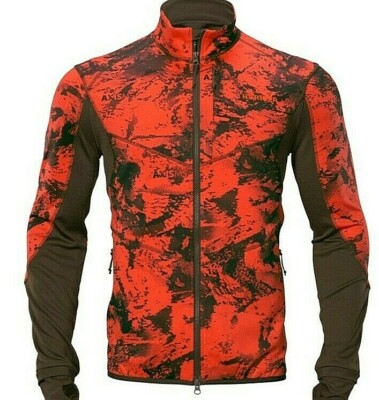 NEU! HÄRKILA Fleecejacke  WILDBOAR PRO - shadow brown/Axis MSP orange 