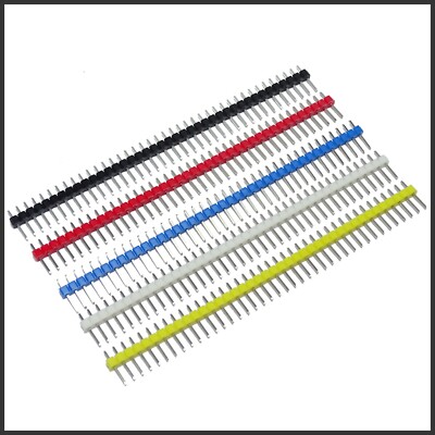 5x Stiftleiste Set farbig 40 Pins 2,54mm Steckerleiste Pin Header für Arduino