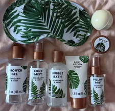 Travel Set Body Lotion Pillow Mist Shower Gel Bubble Bath Bomb Lip Balm Eye Mask