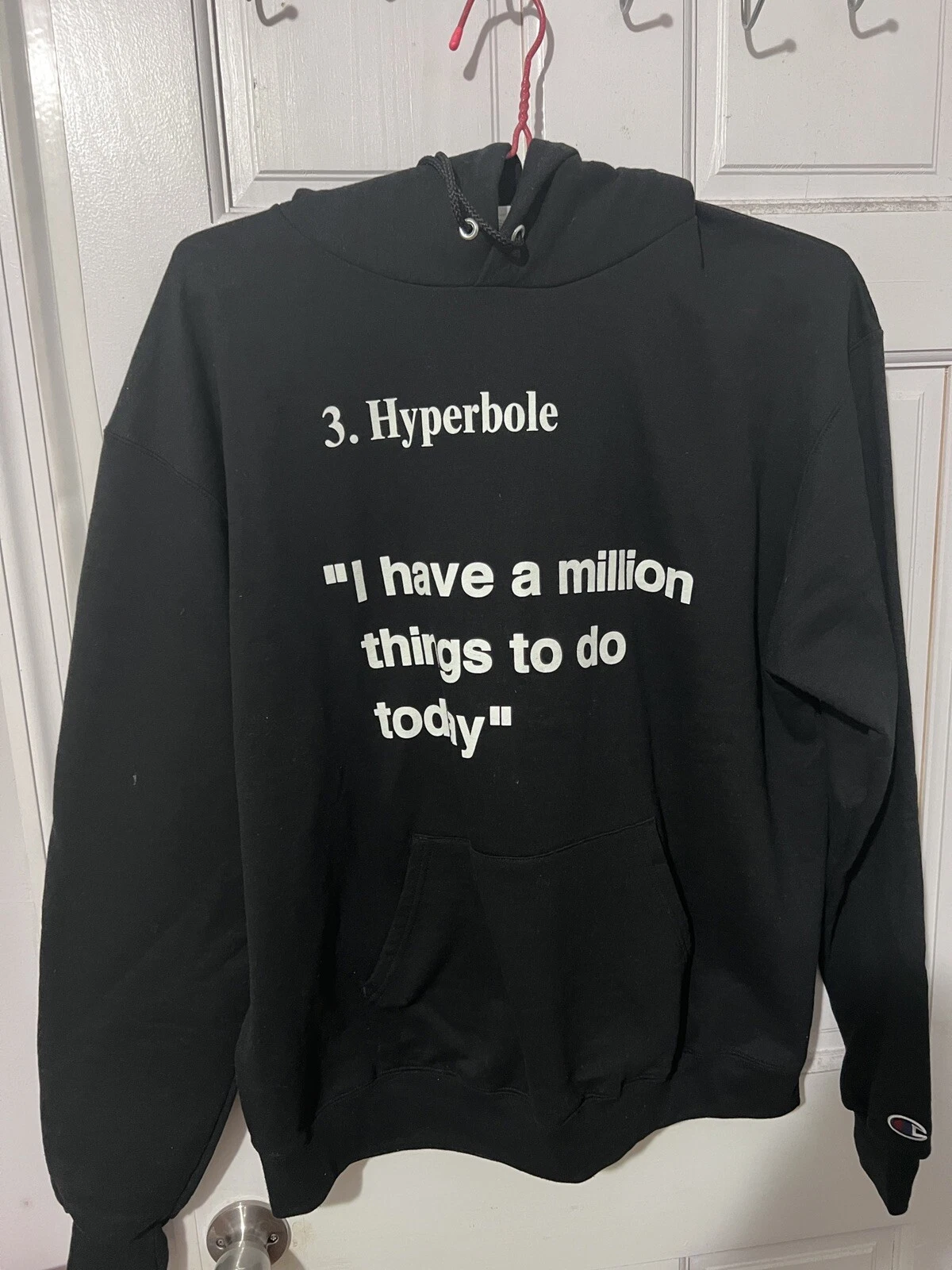 OFF WHITE Felpa con cappuccio Virgil Abloh MCA Hyperbole taglia M bianca sporca usata da campione