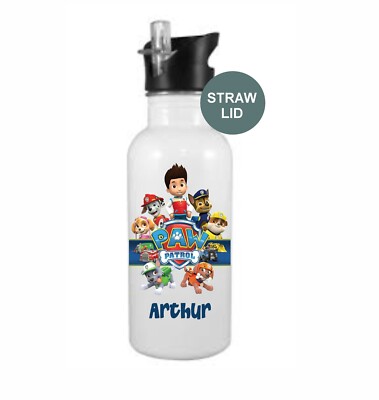 Personalisierte Paw Patrol Trinkflasche PAW Patrol Kinder Trinken Schule Sport
