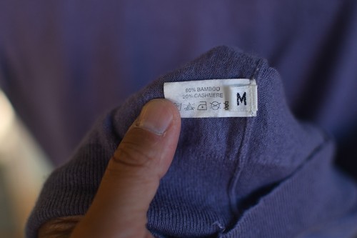 Top Furla Cachemire Taglia: Medium Cashmere Bambù Viola - Foto 8 di 11