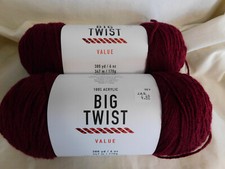 Big Twist Value lot of 2 Wine Dye Lot 646713
