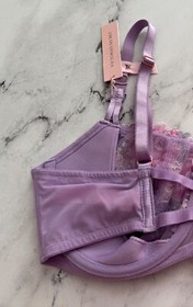 Victoria's Secret Nwt Dream Angels Unlined Uplift w/ Sling Purple Floral Bra