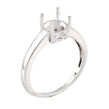 Semi Mount Ring Stone Setting Size 7X7 MM Round Shape Engagement Ring