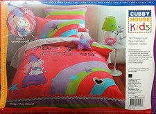 KIDS QUILT COVER SET - FAIRY PRINCESS - LADELLE CUBBY HOUSE