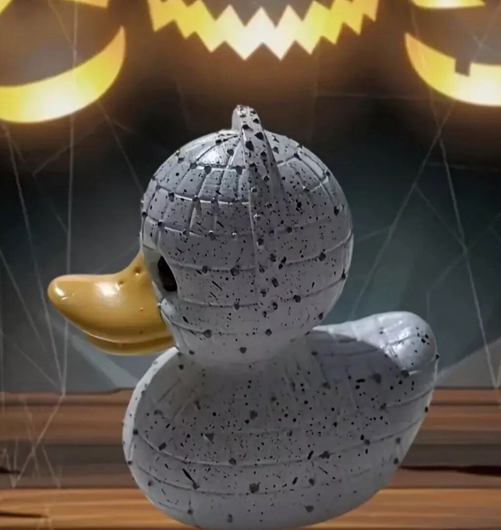 3” Hellraiser Pinhead Rubber Duck Style Resin Halloween