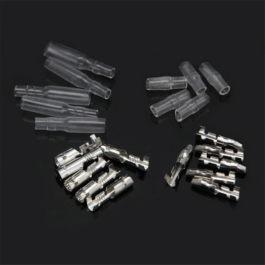 150PCS 6.3MM 2.8MM 4.8MM 4.0MM 10 kinds Car Spade Connector Crimp Wire Terminal - Image 3 of 4