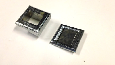 Silver metal coin door parts arcade replacement quarter push return