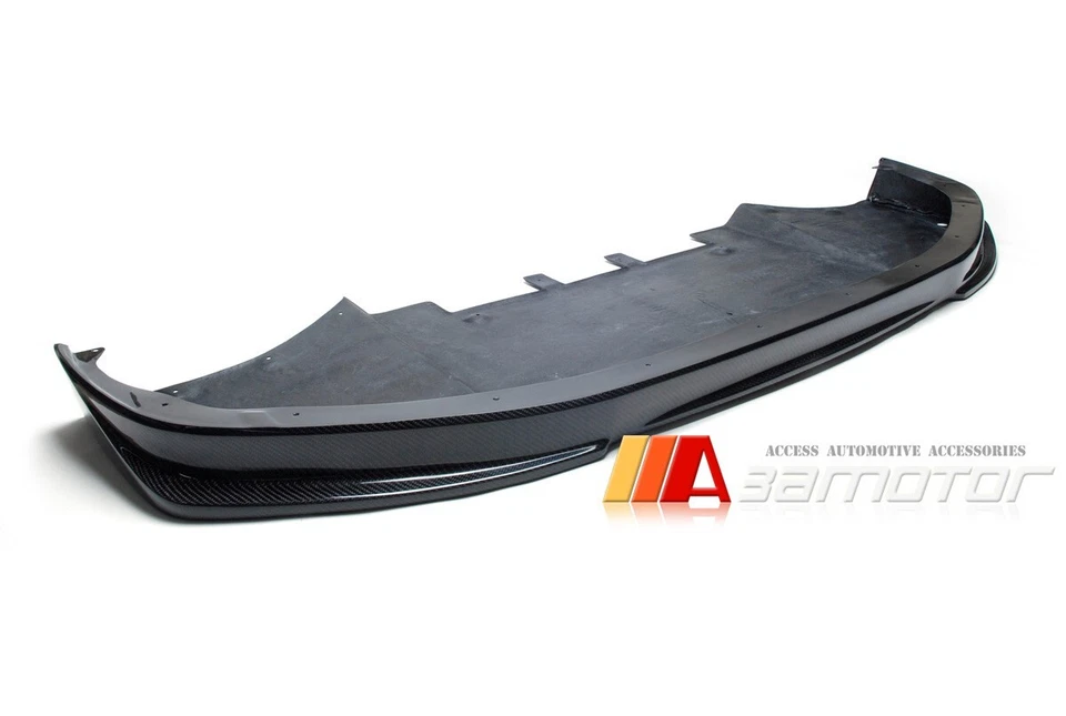 Carbon Fiber M Style Front Lip Spoiler fits 2009-2011 NISSAN GT-R R35 CBA Bumper Foto 2 de 4