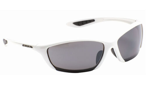 White Wrap Around Sports Sunglasses Shades White Black Or Silver + Case UV400 - Foto 1 di 4