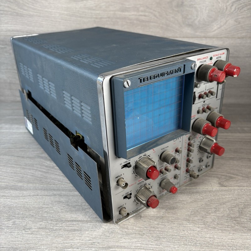 Telequipment DM64 Oscilloscope - 10MHz Dual Trace - Untested For Parts / Repair