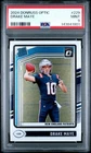DRAKE MAYE ROOKIE PSA 9 MINT 2024 DONRUSS OPTIC RC #229 NEW ENGLAND PATRIOTS