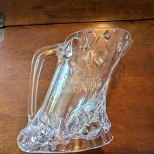 Kahlua Mudslide Pitcher Plastic Clear Embossed Bar Patio Pool Party