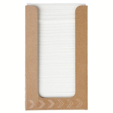Duni Bio Dunisoft Serviettes 20 X 20CM Blanches 100 Pièces