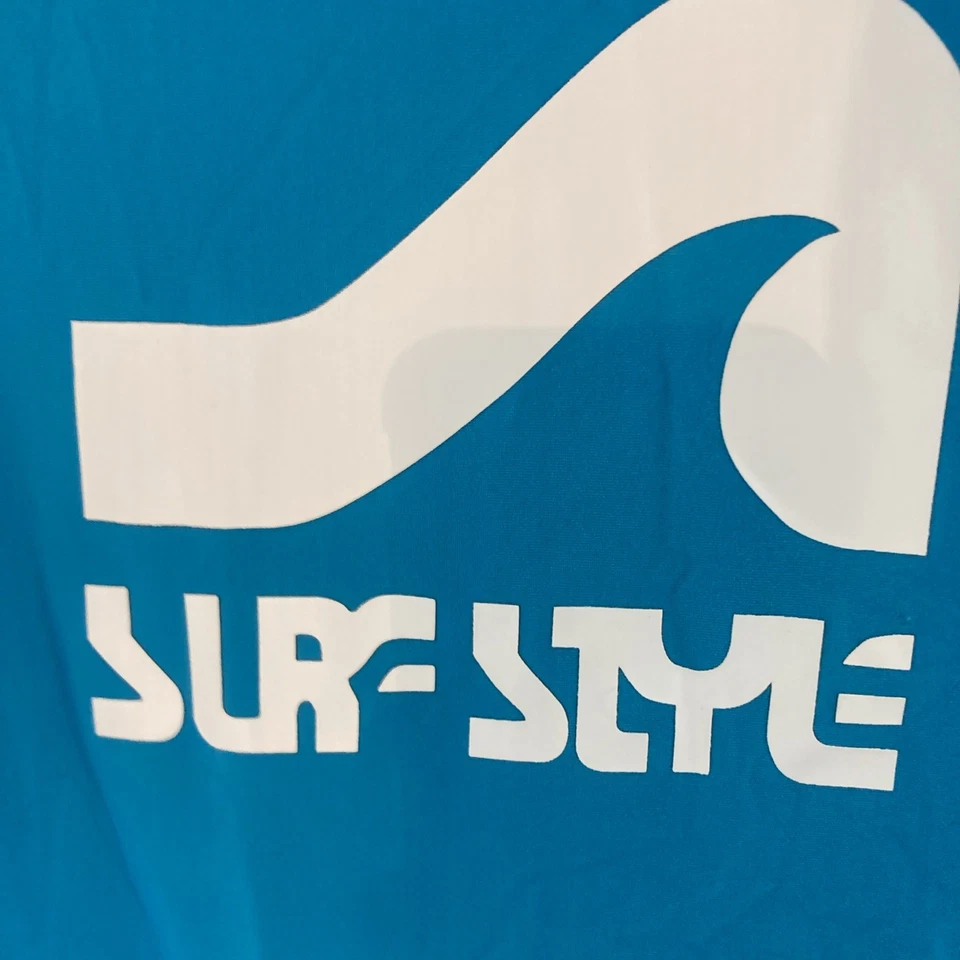 Surf Style Blue Boys 2/4 Surfer T-Shirt UPF 60 Plus Stretch Sun Protection - Image 2 of 4