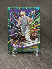2023-24 Panini Donruss Domantas Sabonis Holo Green Laser #82