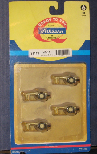 Athearn HO #91119, remolque convertidor Dollie, gris (paquete de 4) | Zustand: New