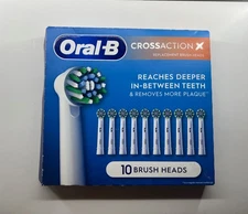 Oral-B Cross Action X - Replacement Brush Heads-  10 Count
