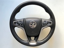 🛞 VAUXHALL INSIGNIA A FL 2015 LEATHER MULTIFUNCTIONAL STEERING WHEEL 23191544