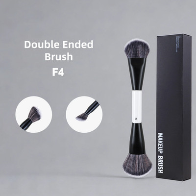 MBM Dual-Ended Foundation Face Brush F4 Powder F1 Blush Contour F2 F3 Makeup....