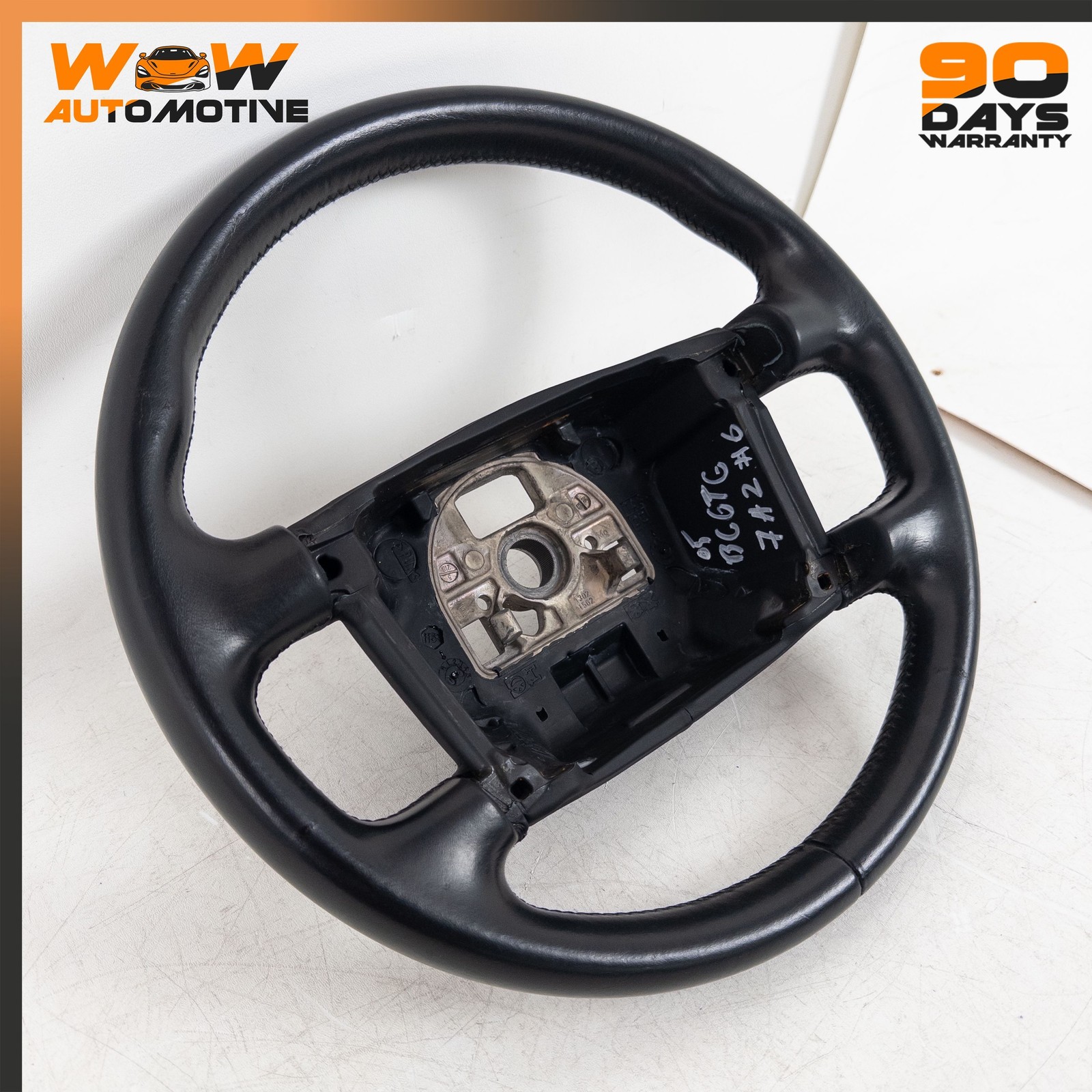 04-17 BENTLEY CONTINENTAL GT GTC FLYING SPUR DRIVER STEERING WHEEL BLACK OEM