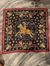 Double D Ranch from National Finals Rodeo Vegas Scarf - NEW Without tags silk 