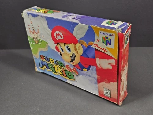 Super Mario Nintendo 64 Video game N64 Authentic with Manual and Box FREE SHIP