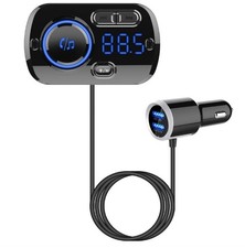 Bluetooth FM Transmitter for Car, Wireless Radio Adapter Car Music Player
